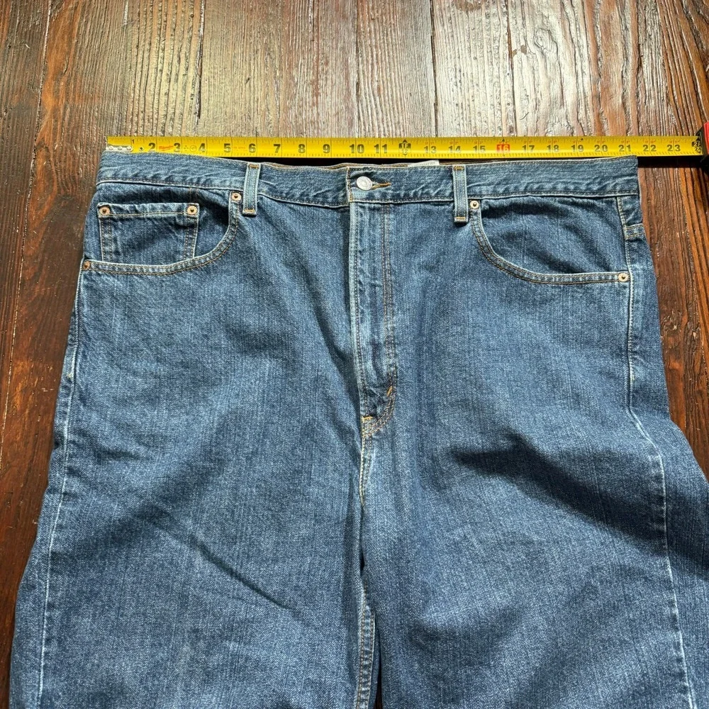 Levis 505 Shorts Mens 42 Blue Denim 42x10 Jorts Jean 90s‎ Grunge